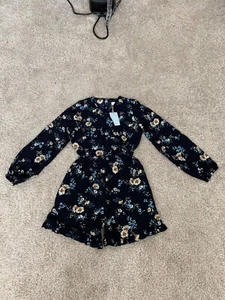 Mameluco Peyton Bre Floral Azul Marino Talla 16 - Imagen 1 de 5