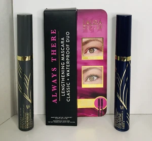 LAURA GELLER ALWAYS THERE MASCARA DUO - 2 Full Sizes/Waterproof & Classic - NWB - Picture 1 of 9