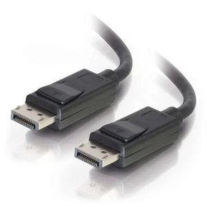 C2G 3M 8K DisplayPort Cable with Locking Latches 8K UHD Ultra High Definition Di - Afbeelding 1 van 5