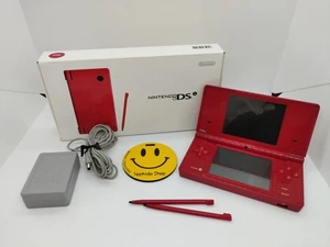 Nintendo DSi TWL-001 Red Handheld Game Console Tested from Japan - Picture 1 of 12