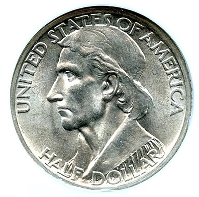 1935 Boone Silver Commemorative, NGC MS65 - Image 1 of 3