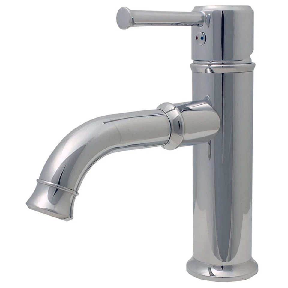 Sanlingo Bagno Lavabo Rubinetto Miscelatore Monocomando Cromo SALO - Immagine 1 di 1