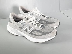 New Balance 990v6 Shoes Mens Size 8.5 Gray Made in USA Running Suede M990GL5 - Picture 1 of 10