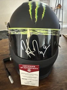 HAILIE DEEGAN Signed auto NASCAR Design Full-Size Helmet Pristine-Deegan COA - Picture 1 of 4