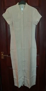 Vintage Laura Ashley Linen Button Front Dress. Size 12. BNWT. - Picture 1 of 14