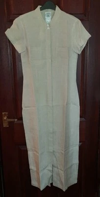 Vintage Laura Ashley Linen Button Front Dress. Size 12. BNWT. - Image 1 of 4