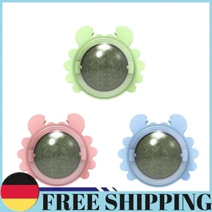 Cangrejo Catnip Gato Giratorio Pared Bola Juguete con Cubierta Gato Como Nuevo Pelota Mascotas Accesorios - Imagen 1 de 15