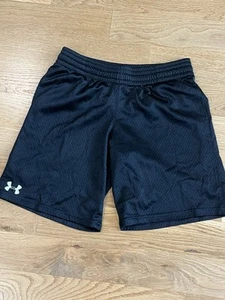 Under Armour Loose Boys Shorts YMD Black Logo On Leg - Picture 1 of 1