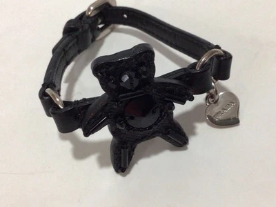 PRADA SAFFIANO LEATHER “Black Bear / Heart” BRACELET  -  Prada Box - Image 1 of 4