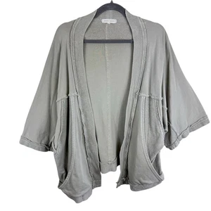 Sudadera de felpa dorada Intent bronceada abierta holgada de gran tamaño manga relajada M - Imagen 1 de 5