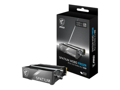 MSI SPATIUM M580 PCIe 5.0 NVMe M.2 2TB FROZR Solid State Drive (SSD) - - Image 1 of 4