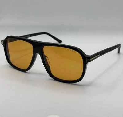 Sunglasses Tom Ford Black Yellow Lens Guillaume - Image 1 of 4