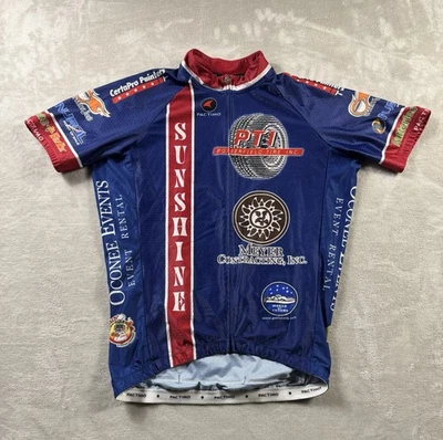 Camiseta deportiva de ciclismo Pactimo para hombre talla grande Sunshine PTI contratación café bicicleta Foto 1 de 4