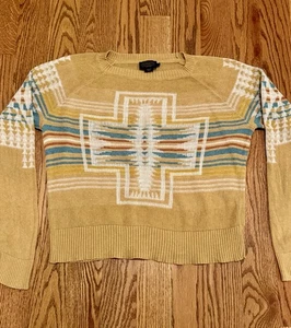 Pendleton Montera Damenpullover Harding-Motiv Größe Small gebraucht, in einwandfreiem Zustand Aztec Southwest - Bild 1 von 8