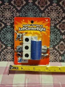 PassPlay The Game of Left Center Right Dice Game New Cardinal 1 Set - Picture 1 of 7