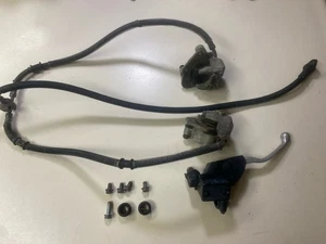 1997 1998 Kawasaki Prairie 400 KVF400 Front Brake Calipers Lines Setup - Picture 1 of 4