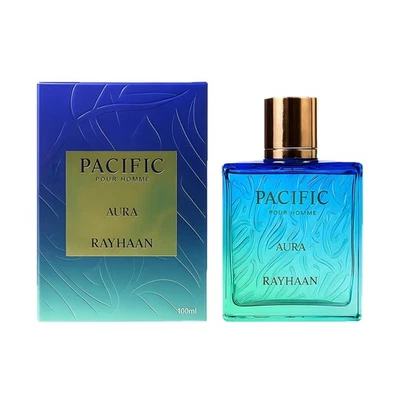 MARKENLOS Rayhaan Pacific Aura Eau de Parfum für Männer 3,4 oz/ 100 ml
