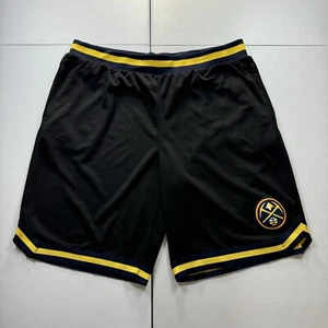 Pantaloncini Basket Ultra Game Denver Nuggets Uomo XXL Nero Logo NBA Elasticizzati - Foto 1 di 8