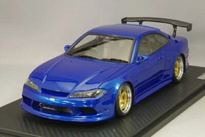 1/18 HPI IG encendido #IG2001 Nissan VERTEX S15 Silvia azul metálico - Imagen 1 de 3
