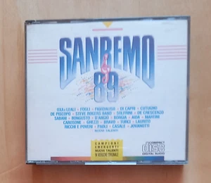 BOX 2 Cd Compilation SANREMO 89 Italia 1989 CBS Oxa Fogli Cutugno Martini Turci - Picture 1 of 5