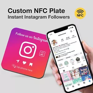 Follower Piastra NFC, Piatto da Tavolo, Potenzia i Tuoi Follower - Foto 1 di 7
