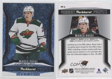 2022-23 Upper Deck Parkhurst Prominent Prospects Blue /25 Marco Rossi Rookie RC
