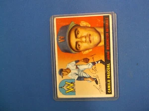 1955 Topps Baseball #84 Camilo Pascual Good - Imagen 1 de 2