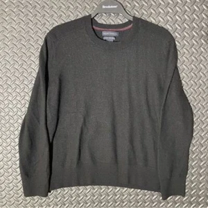 Banana Republic Extra Fine Merino Wool Pullover Casual Sweater Black Youth XL - Picture 1 of 6