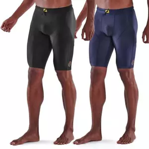 Skins Series-5 Mezze Collant Uomo Sport Stretto Allenamento Pantaloncini Corsa Pantaloni - Foto 1 di 11