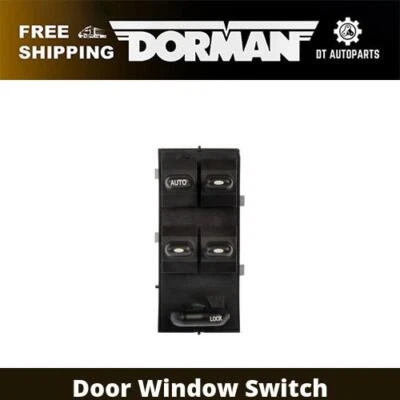 Interruptor de ventana de puerta dorman de 4 puertas para Oldsmobile Alero 1999-2004 delantero izquierdo 2000 Foto 1 de 4
