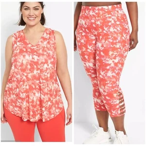 NWT 18/20 BUNDLE TOP & BOTTOM  LANE BRYANT LIVI ACTIVE SET (2 PCS) - Picture 1 of 4