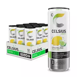 Sparkling Lemon Lime, Functional Energy Drink 12 fl oz Can (Pack of 12) - Picture 1 of 5