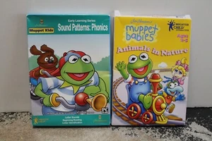 MUPPET BABIES PC/CD-Rom games--Animals in Nature; Sound Patterns: Phonics - Picture 1 of 3