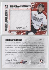 2011-12 ITG Heroes and Prospects Black Jersey Lucas Lessio #SSM-13