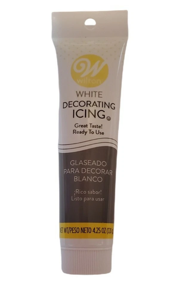 Lote de 3 glaseados decorativos Wilton blancos - 4,25 OZ - M3 Foto 1 de 1