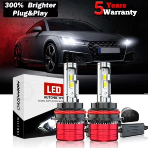 4 Sides 9007 HB5 LED Headlight Bulbs Kit High Low Dual Beam 6500K Super White - Foto 1 di 24