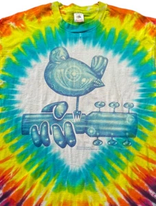 Woodstock '94 Shirt Single Stitch Mens XL Music Arts Fair Tie Dye Original NFA - Picture 1 of 11