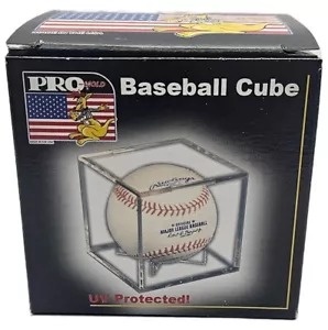 Pro-Mold Ball Cube IV Square Baseball Holder UV Protected Display Case USA Made - Picture 1 of 4