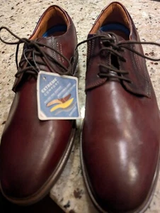 clarks collection mens oxford shoes, NEW w tags, 11.5, brown - Picture 1 of 6