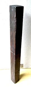 Real Lignum Vitae Wood 1.5x1.5x18 Guaiacum Officinale Cracked Cues Tools Handles - Picture 1 of 8