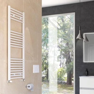 ERCOS - TERMOARREDO SCALDASALVIETTE OPERA IN ACCIAIO BIANCO 120 x 55 CM - Foto 1 di 4