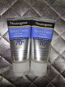 (2)Neutrogena Ultimate Sport Face Sunblock Lotion SPF 70 2.5oz Exp-09/2024 - Picture 1 of 1