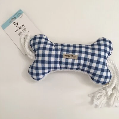 NOVO Brinquedo para Cachorro 12” (Grande) Formato de Osso de Pelúcia Extremidade de Corda de Rebocador Interativo | Harry Barker - Imagem 1 de 4