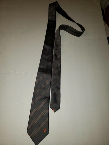 Baltimore Orioles Men's Necktie Tie 3W 57.5L MLB Baseball Gray Stripe Sports Cover