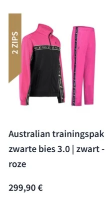 Pinker Australian Trainingsanzug 2-Teilig - Bild 1 von 4