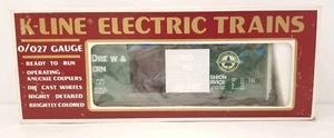 K-LINE TRAINS SINGLE DOOR BOX CAR ASHLEY DREW & NORTHERN O GAUGE - Picture 1 of 4