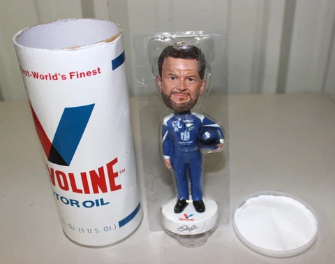 2016 Dale Earnhardt Jr 88 Valvoline 150 Years Motor Oil Can Bobble Head Cover