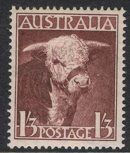 AUSTRALIA 1948 BROWN BULL - Picture 1 of 2
