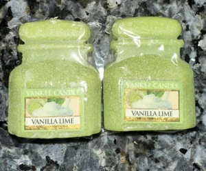YANKEE CANDLE Vanilla Lime EASY CLEAN TARTS / JAR MELTS~~~SET OF 2 - Picture 1 of 1
