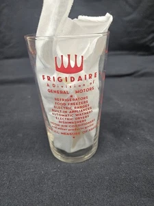 FRIGIDAIRE Advertising Measuring Glass 1 Cup 8oz Red Markings Libbey Glass - Picture 1 of 6